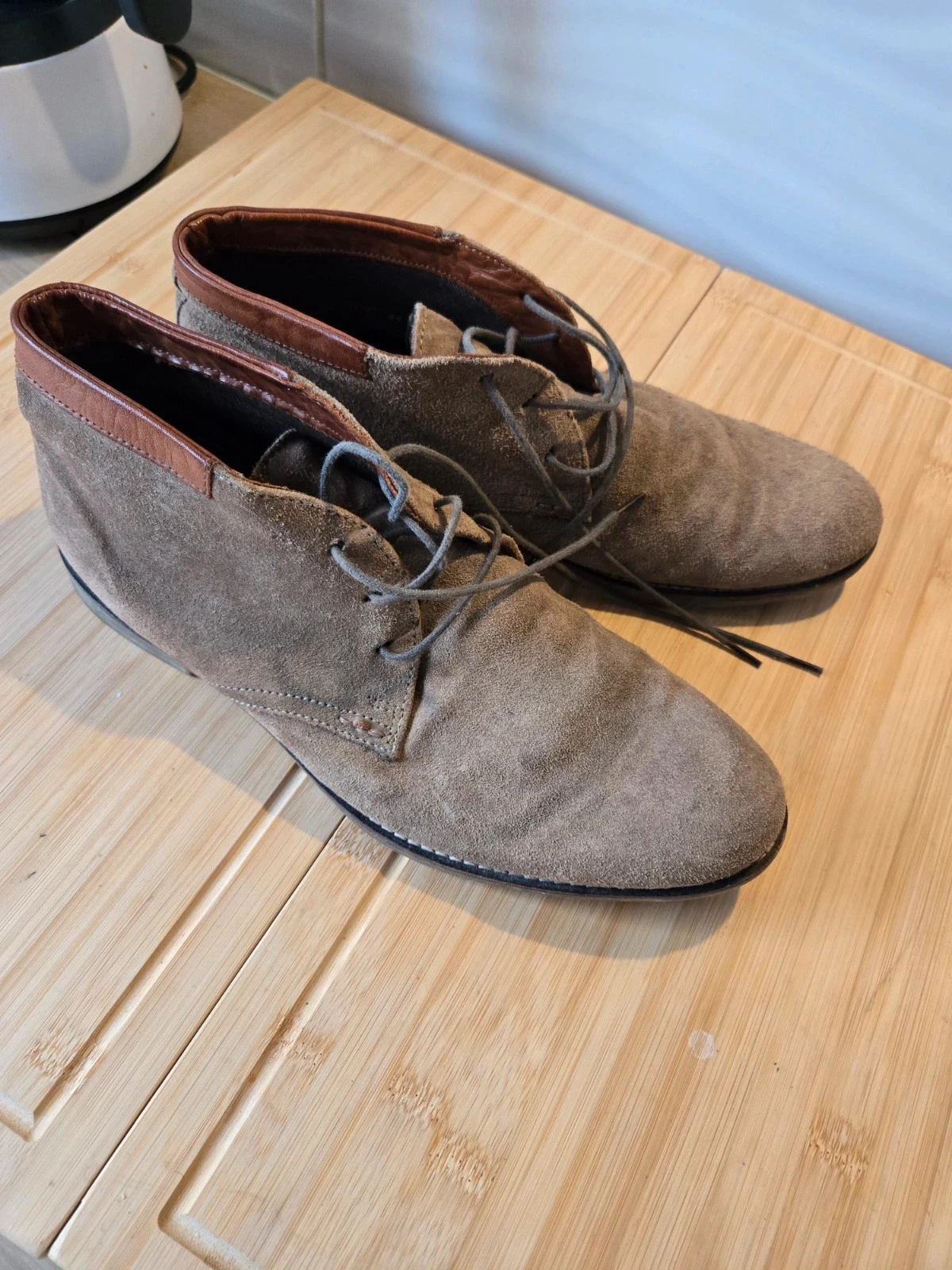 Botines con cordones de ante – photo 7